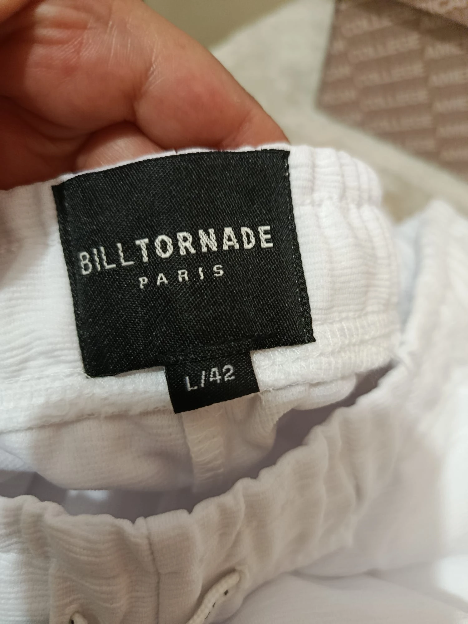 BILLTORNADE Paris shorts + t-shirt set – White – L/XL (new with tag) – photo 8